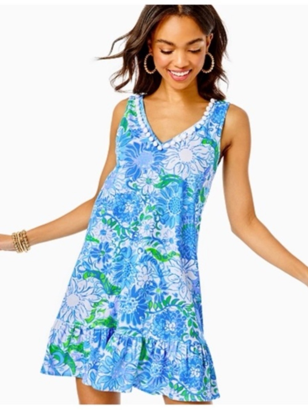 Lilly Pulitzer Camilla Swing Dress Floral XXS